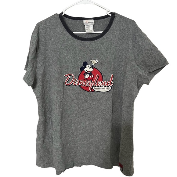 DISNEY Vintage Disneyland embroidered Mickey Mouse T-shirt - Picture 1 of 7